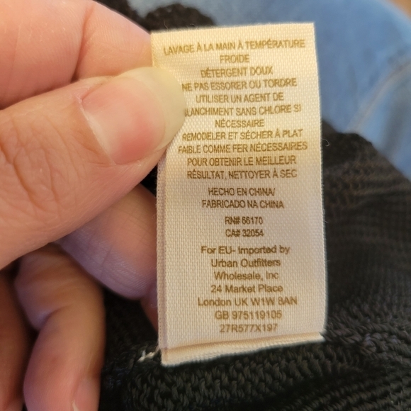 Free People Crochet Black Dress Size XS - Picture 6 of 12